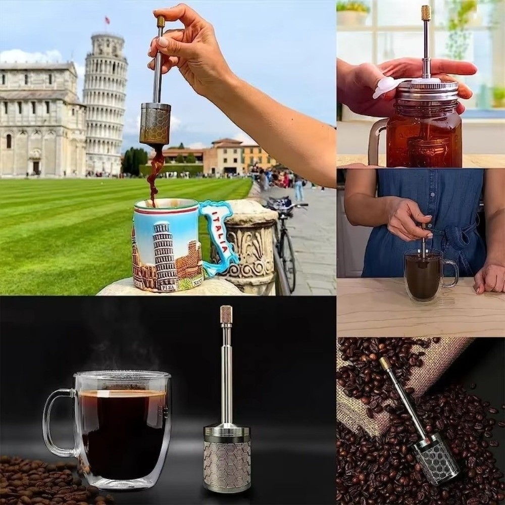 Coffee Tea Press - Press Tea and Coffee Infuser Extra