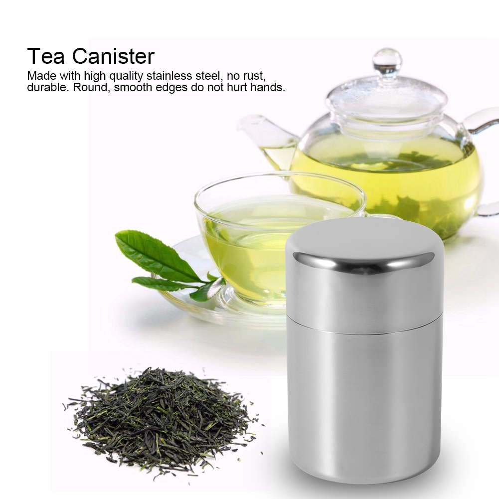 Coffee Tea And Sugar Canisters - Tea Can Stainless Steel Tea Tins