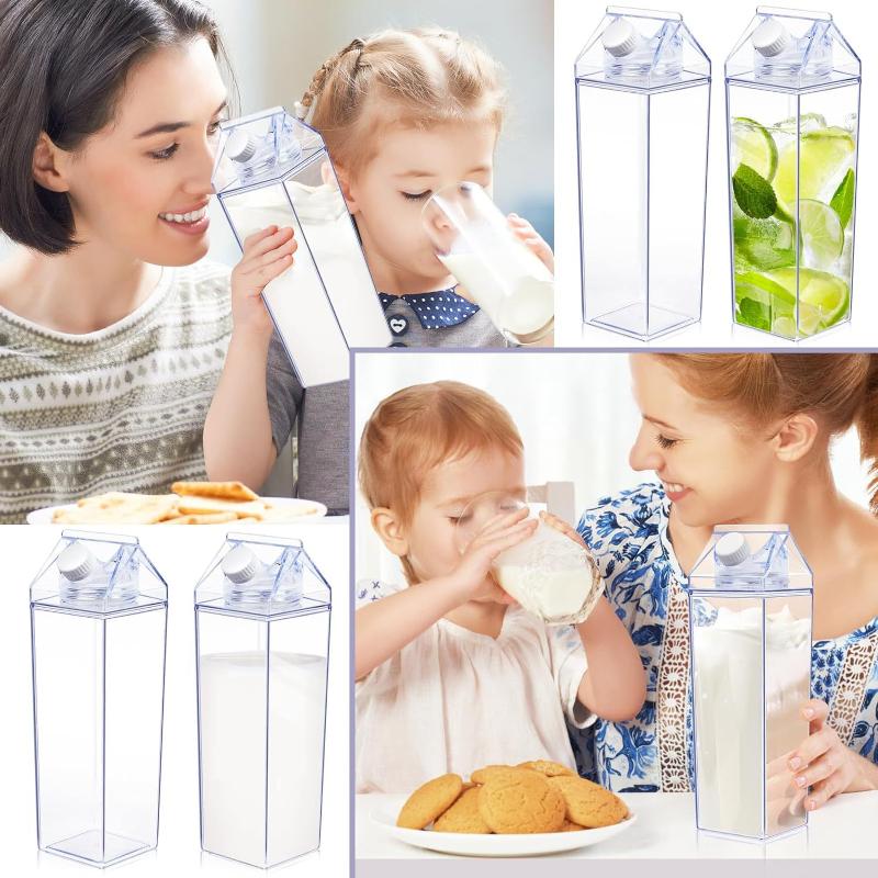 Coffee Tea Box - 750ML Transparent Milk Bottle Water Box