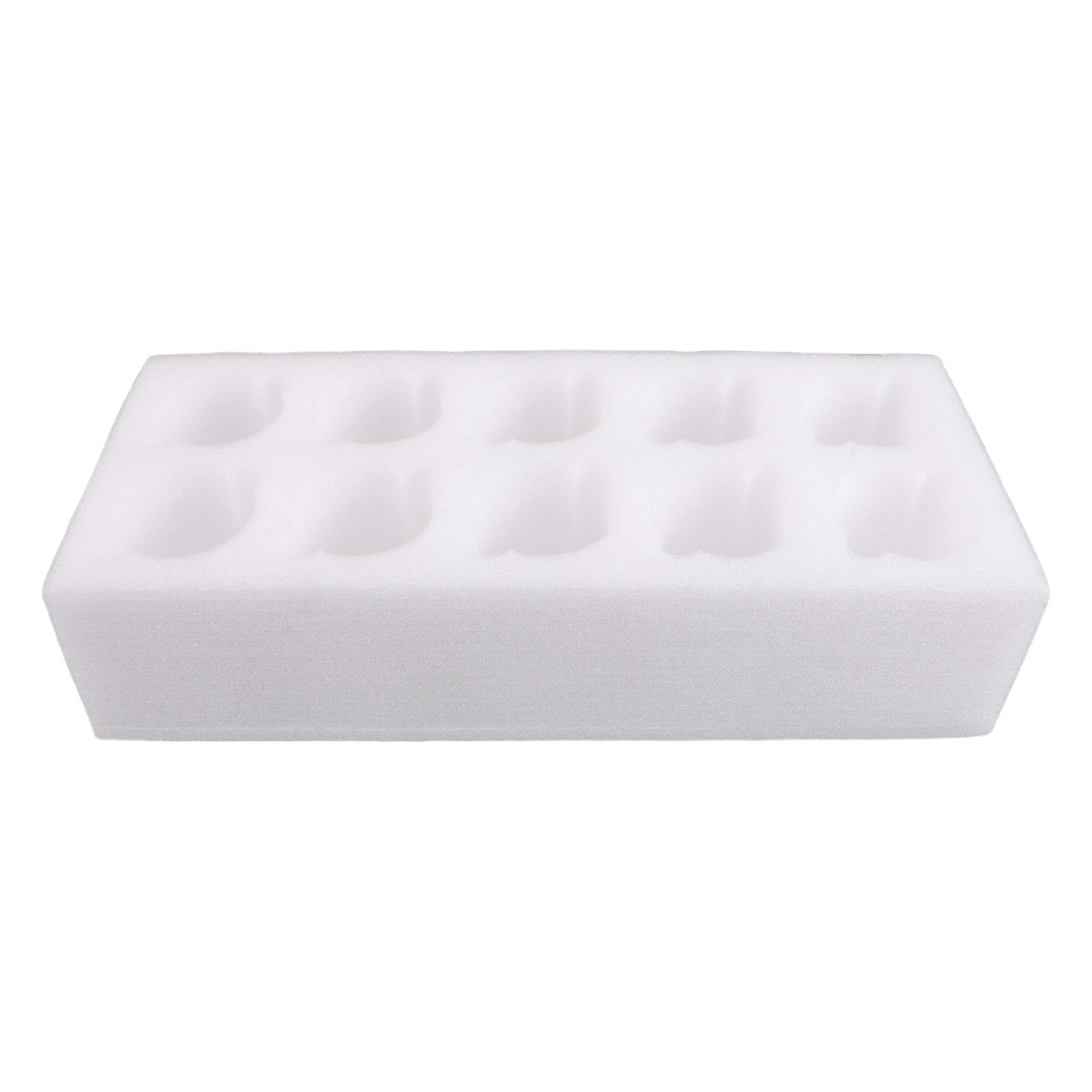 Coffee Tea Drinks - 10-Pack Foam Beverage Carrier Tray for