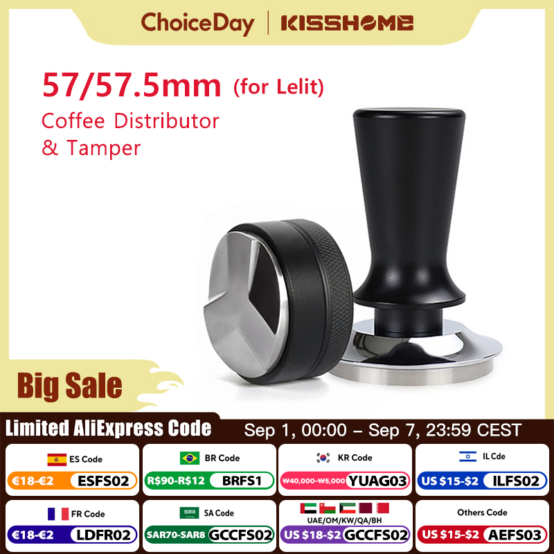 Coffee Tea Press - Coffee Tamper 57mm 57.5mm Constant Pressure