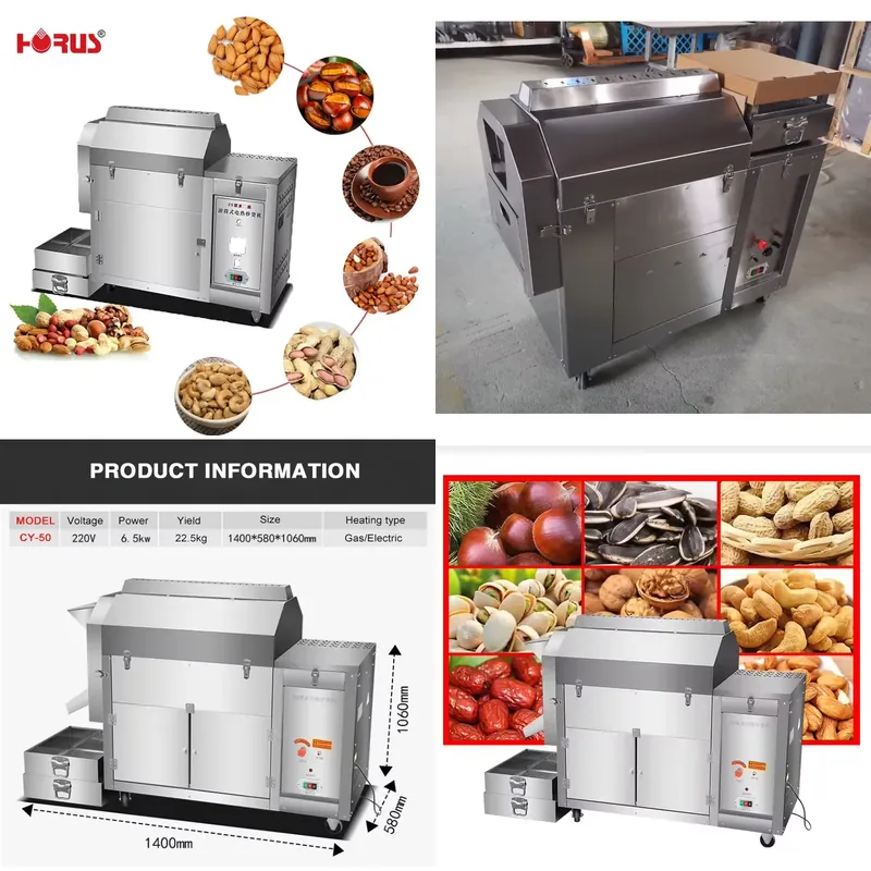 2026 Horus 25kg/h Automatic El - Coffee Bean ulasan dan harga