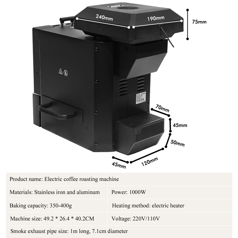 1000W Electric Coffee Beans Ro - Coffee Bean ulasan dan harga