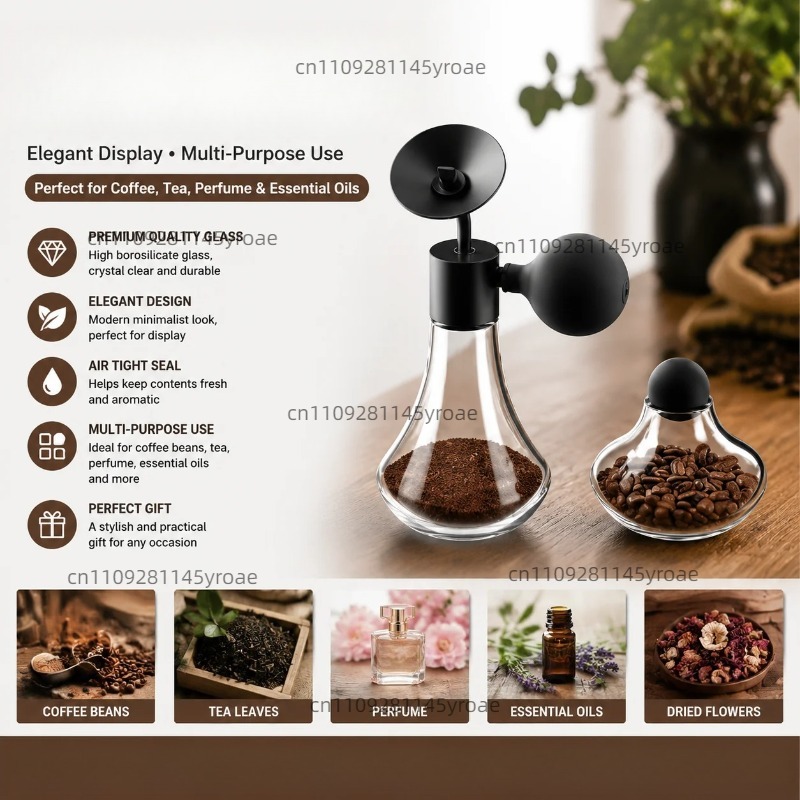 Glass Aroma Sample Bottle Coff - Coffee Bean ulasan dan harga