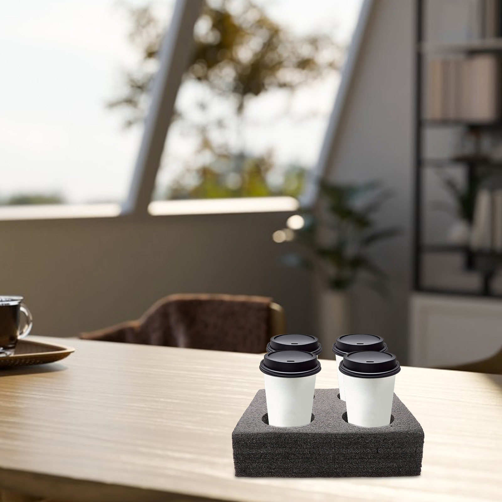 Multi-Hole Cup Carrier Tray fo - Coffee Tea Drinks ulasan dan harga