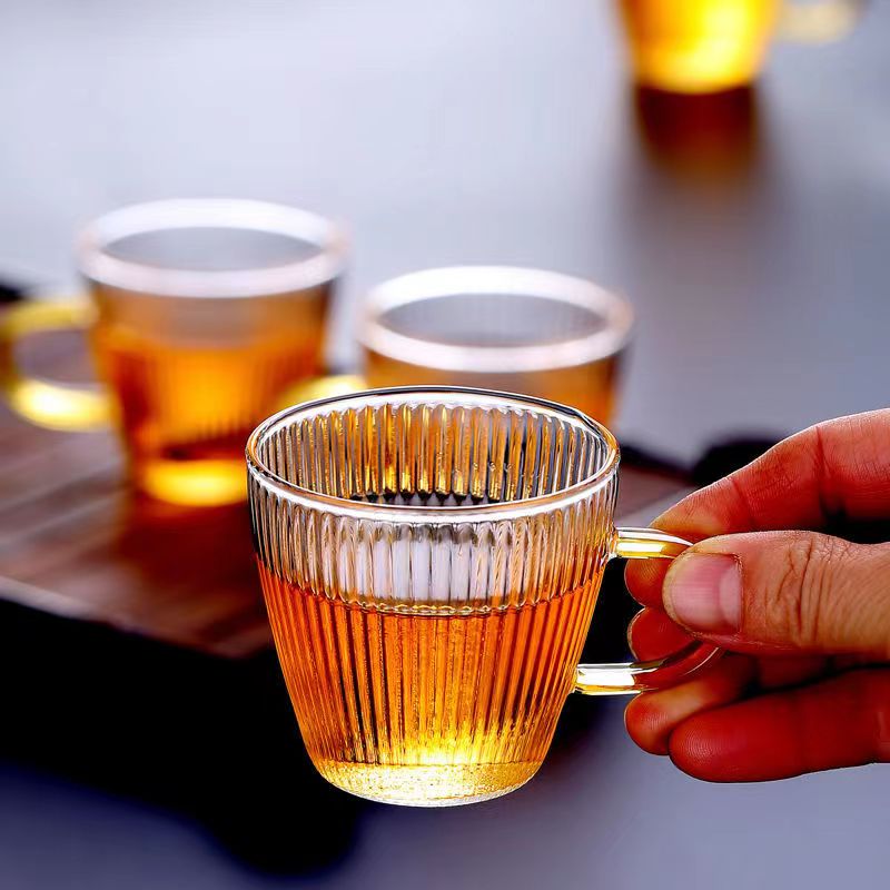 Glass Tea Cups small Cups Home - Tea Coffee Pot Set ulasan dan harga