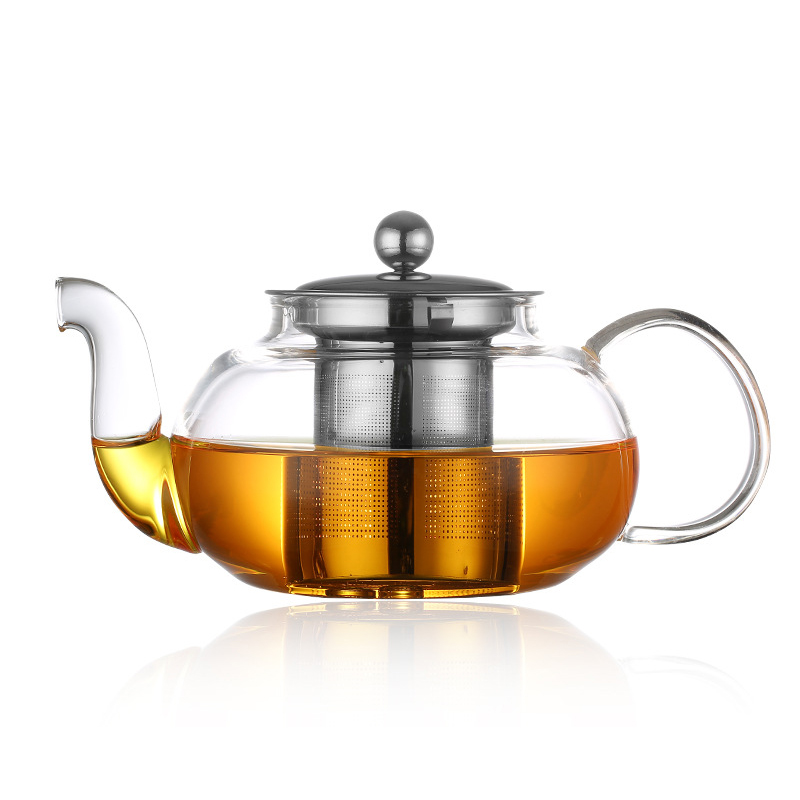 600/800ml Heat Resistant Glass - Coffee Tea Flower ulasan dan harga