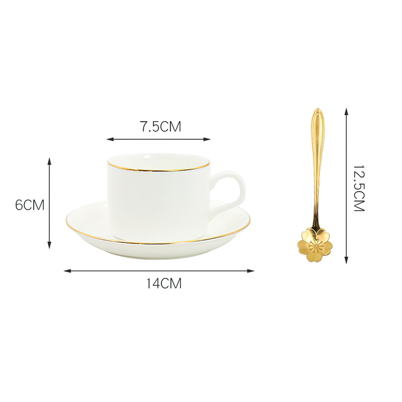 Ceramic Coffee Cup Tea Pot Tra - Tea Coffee Pot Set ulasan dan harga