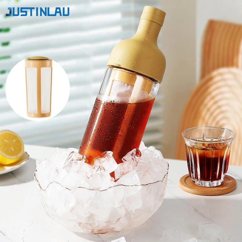 JUSTINLAU 1L Cold Brew Coffee  - Tea Coffee Pot Set ulasan dan harga