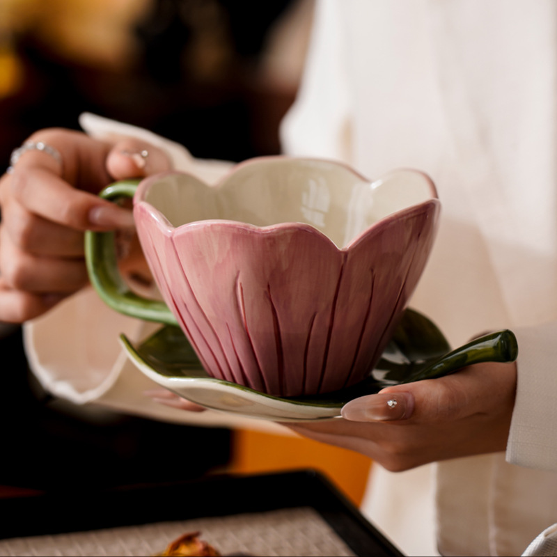 Irregular Hand-painted Coffee  - Coffee Tea Flower ulasan dan harga