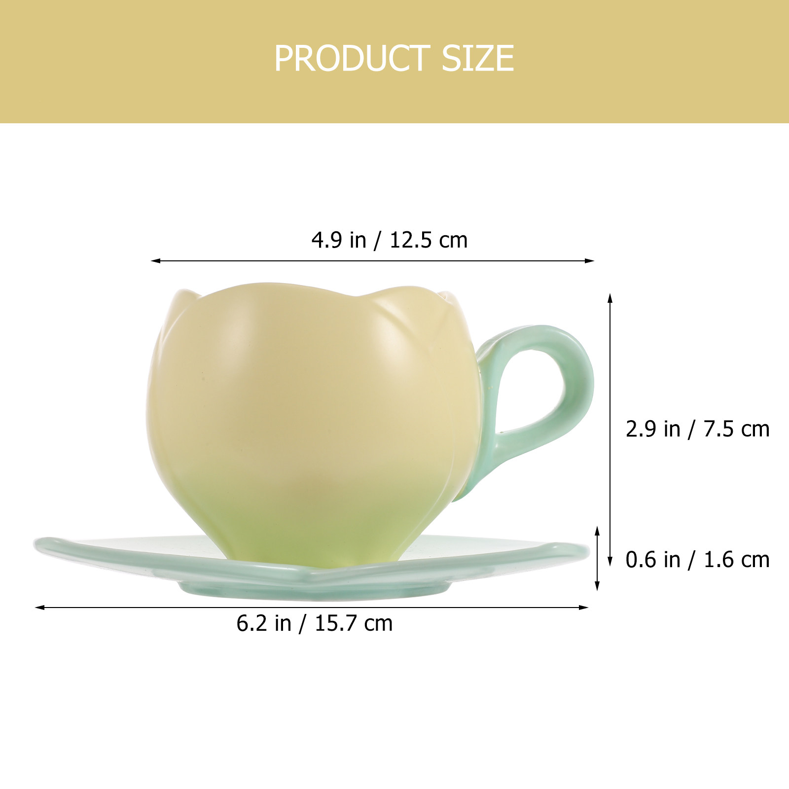 1Set Ceramic Coffee Cup with S - Coffee Tea Drinks ulasan dan harga