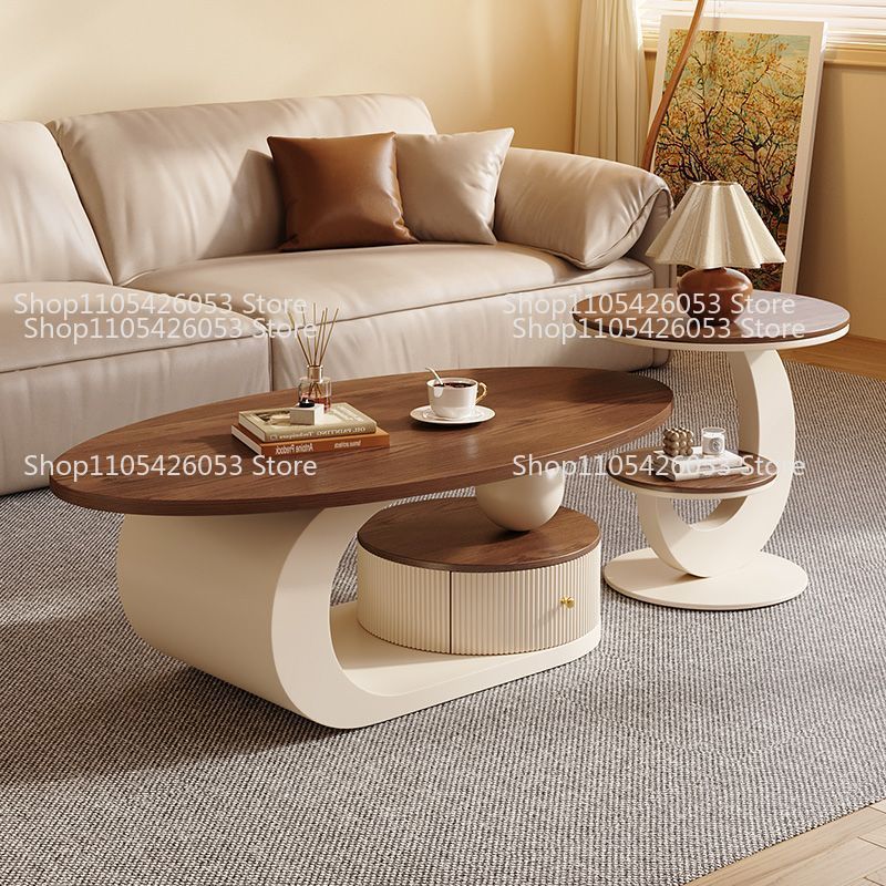 Medieval light luxury walnut c - Coffee Tea Room ulasan dan harga