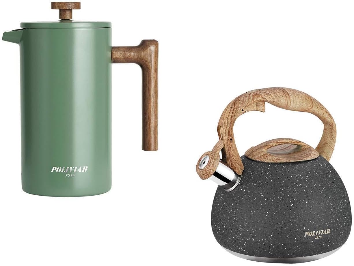 POLIVIAR 34 oz French Press Co - Coffee Tea Press ulasan dan harga
