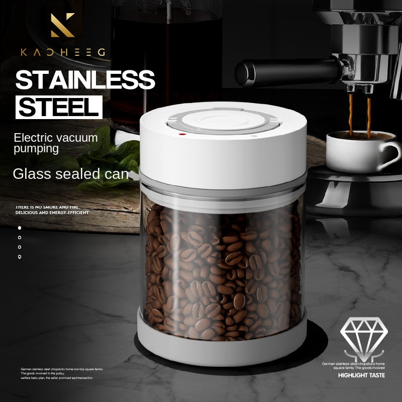 Electric Vacuum Coffee Beans G - Coffee Tea And Sugar Canisters ulasan dan harga