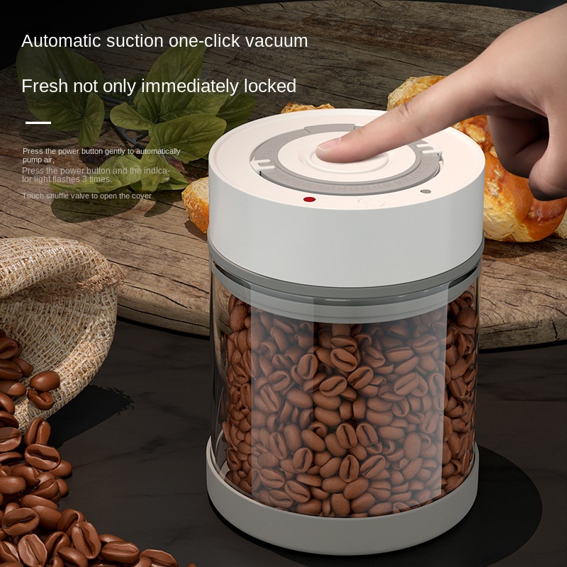 Electric Vacuum Coffee Beans G - Coffee Tea And Sugar Canisters ulasan dan harga