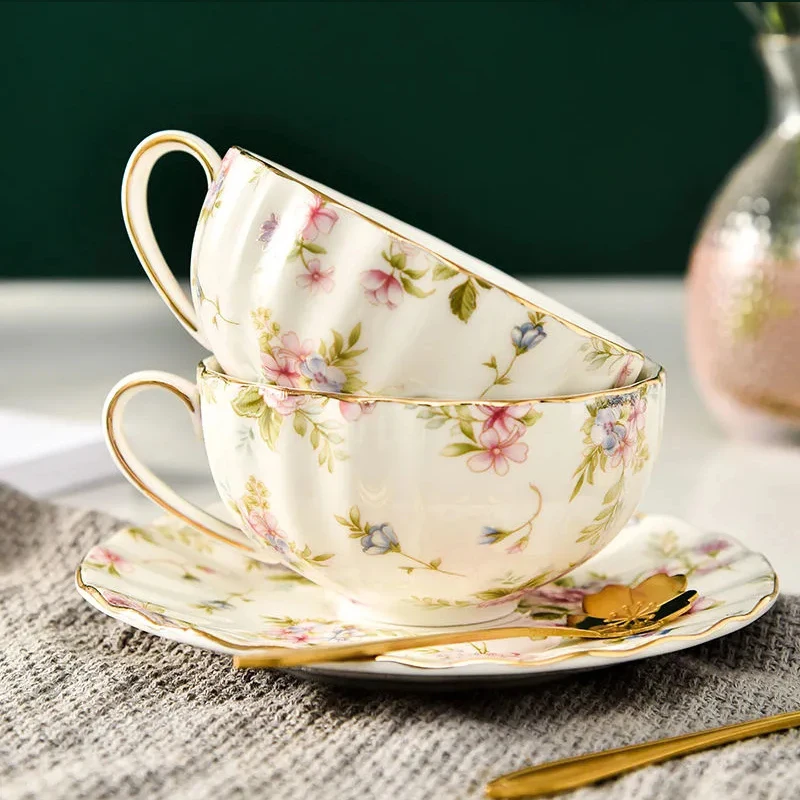 3PCS/Sets Pastoral style Flowe - Coffee Tea Flower ulasan dan harga