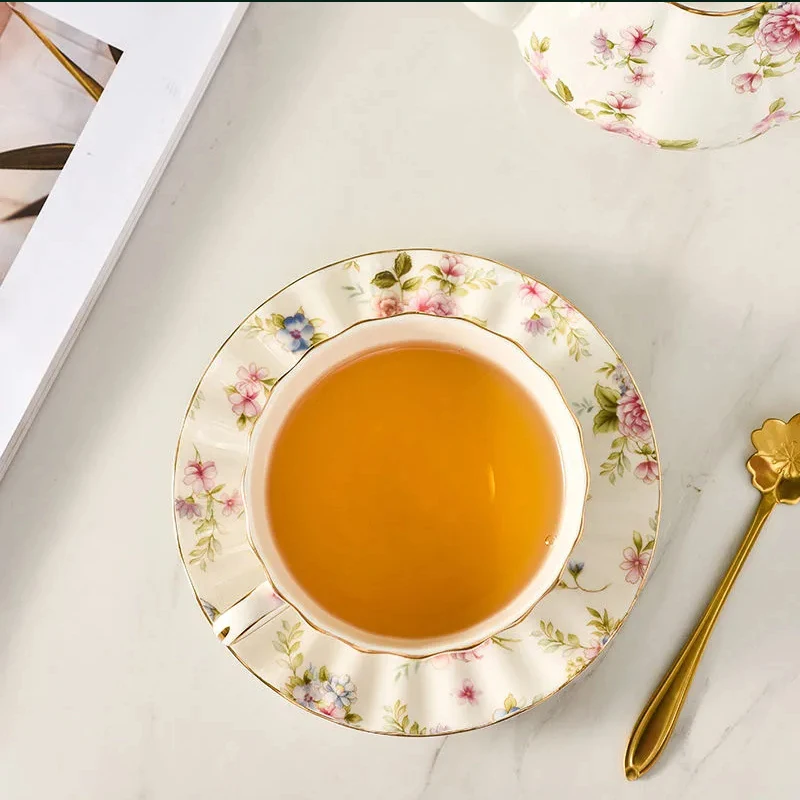 3PCS/Sets Pastoral style Flowe - Coffee Tea Flower ulasan dan harga