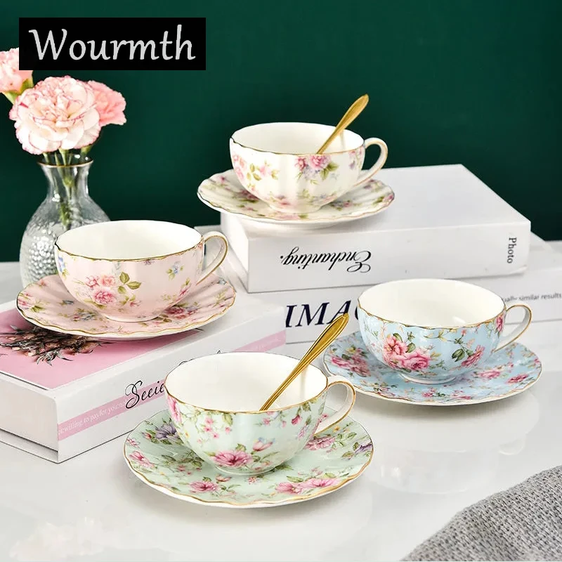 3PCS/Sets Pastoral style Flowe - Coffee Tea Flower ulasan dan harga