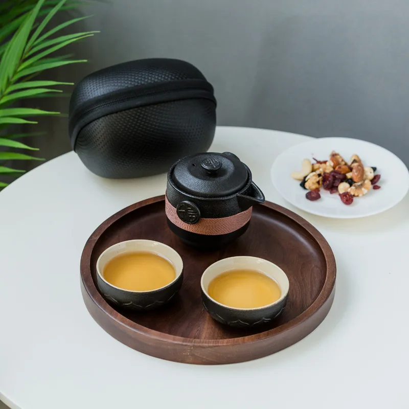 High grade Black Pottery 1 Pot - Tea Coffee Pot Set ulasan dan harga