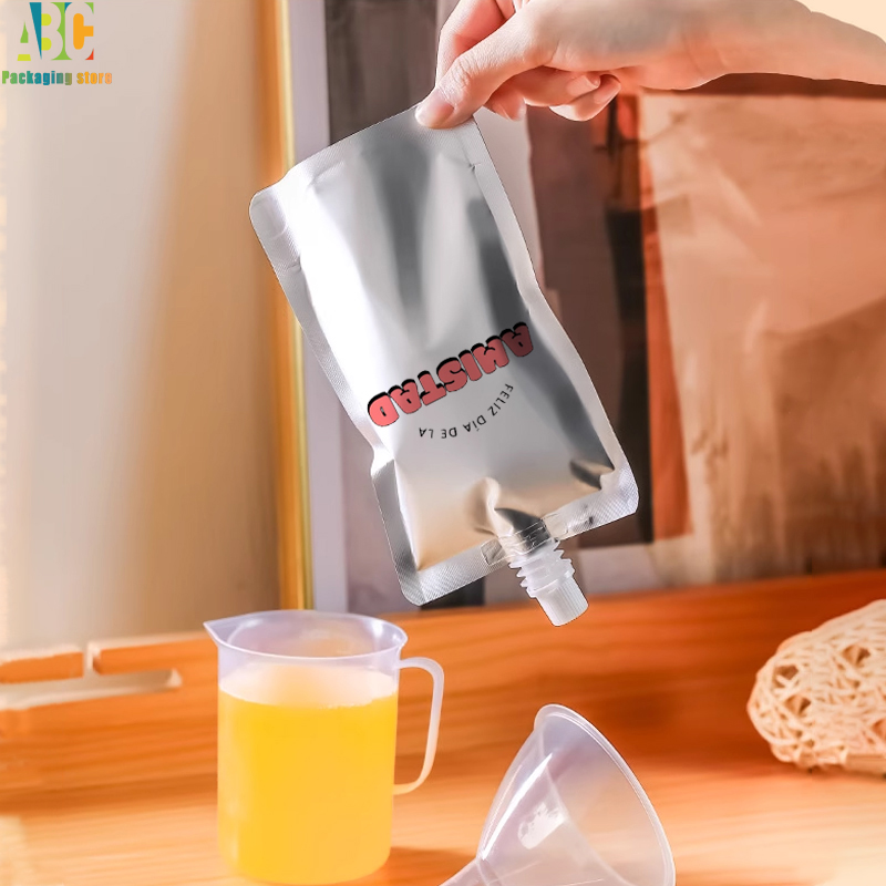 Aluminum Foil Spout Bag with C - Coffee Tea Flower ulasan dan harga