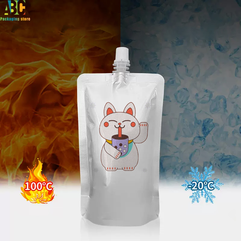 Aluminum Foil Spout Bag with C - Coffee Tea Flower ulasan dan harga