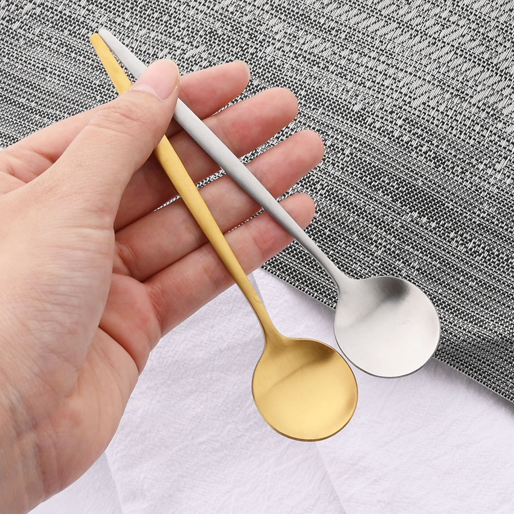 6Pcs Small Matte Spoon Tea Cof - Coffee Tea And Sugar Set ulasan dan harga