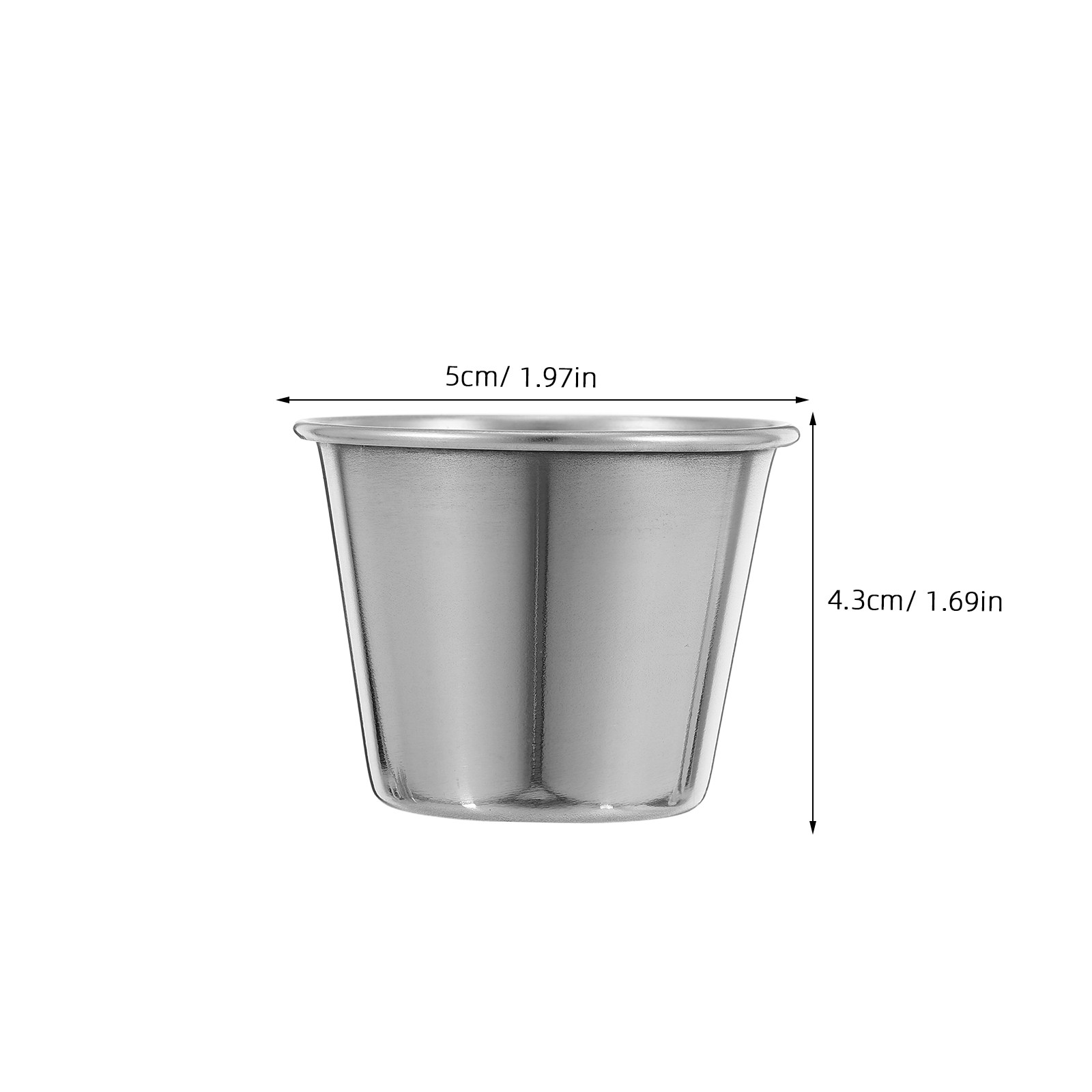 12Pcs Stainless Steel Liquor C - Coffee Tea Drinks ulasan dan harga