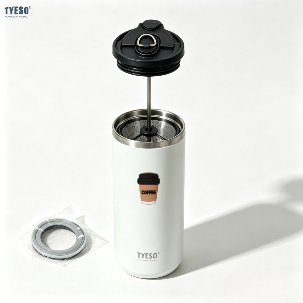 Tyeso 750ml French Press Vacuu - Coffee Tea Press ulasan dan harga